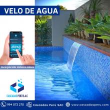 PISCINA CON VELO DE AGUA